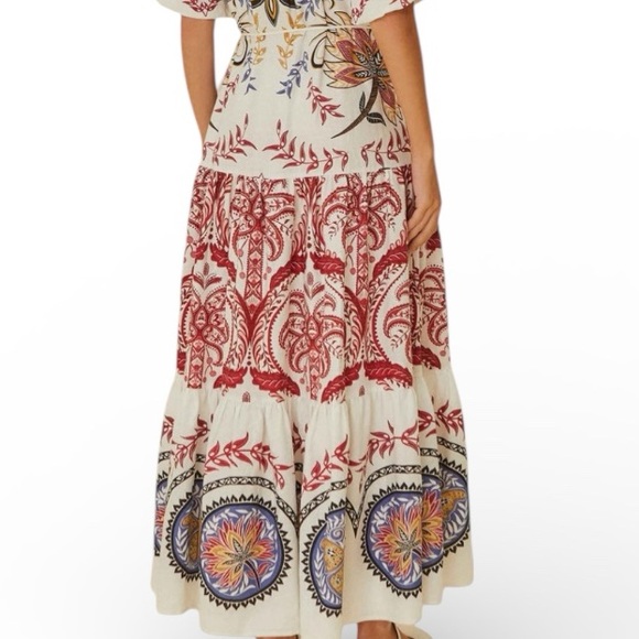 Farm Rio Boho Glam Maxi Dress NWT - Picture 3 of 8